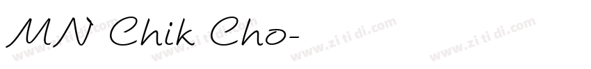 MN Chik Cho字体转换
